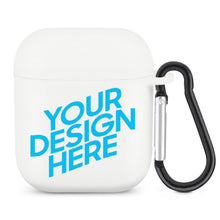 Charger l'image dans la galerie, Étui / Coque de protection AirPods bluetooth Apple personnalisé avec photo texte motif logo