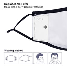 Charger l'image dans la galerie, Masque personnalisé bucco-nasal (avec deux filtres)