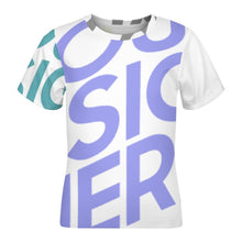 Charger l'image dans la galerie, T-shirt / Tee shirt enfant manches courtes respirant ET personnalisé avec photo texte logo (Impression Multi-images)