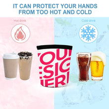 Charger l'image dans la galerie, Manchon Réutilisable pour Tasse Bouteille Café Personnalisée Avec Photo Texte Motif Logo