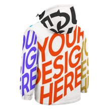 Charger l'image dans la galerie, Impression des multi-images sweat à capuche / veste courte zippé polaire enfant A679 personnalisé avec photo motif logo texte