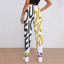 Charger l'image dans la galerie, Pantalon de jogging survêtement femme chic personnalisé avec photo logo motif texte (impression multi-images)