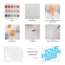 Charger l'image dans la galerie, Peinture numérique version horizontale (Version cadre intérieur) personnalisé