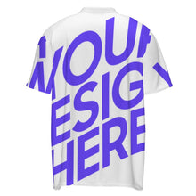 Charger l'image dans la galerie, T-shirt de course pour hommes à manches courtes avec zip MXLD005 personnalisé avec photo texte prénom