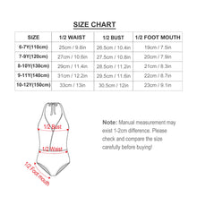 Charger l'image dans la galerie, Maillot de bain à bretelles mignon une pièce Fille enfant NT044 impression personnalisé avec logo photo motif texte