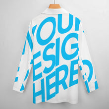 Charger l'image dans la galerie, Costume décontracté tailleur chic confortable femme personnalisée avec photo logo texte motif (conception une image)