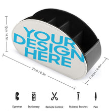 Charger l'image dans la galerie, Boîte de rangement télécommande originale personnalisée avec photo logo motif texte