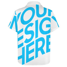 Charger l'image dans la galerie, Impression d'image unique chemise d’été manche courte grande taille homme B339 personnalisée avec photo logo motif texte