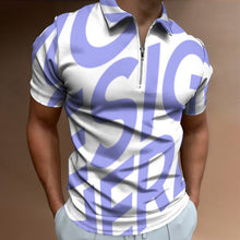 Charger l'image dans la galerie, Polo chemise à manches courtes homme B470 personnalisé avec photo image (impression d'image unique)