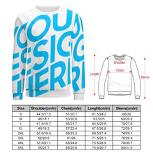 Charger l'image dans la galerie, Sweat-shirt / Pull-over tout imprimé pour homme personnalisé avec photo image texte (impression image unique)