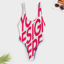 Charger l'image dans la galerie, 2023 Nouveau maillot de bain 1 pièce pour femme LT3214 personnalisé avec photo texte prénom (conception multi-images)