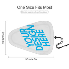 Charger l'image dans la galerie, Housse de selle vélo QC1103004 impression personnalisée avec motif texte logo image