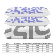 Charger l'image dans la galerie, Ensemble de literie housse de couette photo prénom personnalisée trois pièces (La taie d'oreiller et la housse de couette peuvent être conçues individuellement)