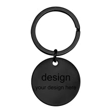 Charger l'image dans la galerie, Boucle clé en métal (5 formes au choix) porte-clés personnalisé avec texte prénom nombre