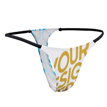 Charger l'image dans la galerie, String slip femme sexy charmant D42 personnalisé avec photo motif logo texte (impression des multi-images)