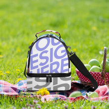 Charger l'image dans la galerie, Sac à repas / Sac double compartiment personnalisé avec photo logo texte motif (Impression des multi-images)