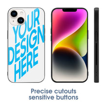 Charger l'image dans la galerie, iPhone 14 Pro Max Couverture complète protection d'écran GLASS impression personnalisée avec motif photo logo texte