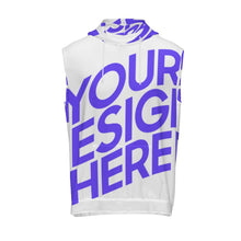 Charger l'image dans la galerie, Sweat à capuche sans manches pour homme VLMS personnalisé avec photo texte prénom (conception une image)