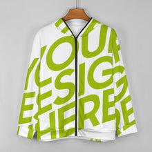 Charger l'image dans la galerie, Sweat zippé à capuche manches longues homme WY14 personnalisé avec texte motif photo (conception une image)