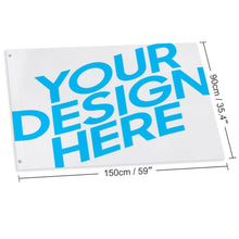 Charger l'image dans la galerie, Drapeau / flag en polyester personnalisé avec photo motif texte logo