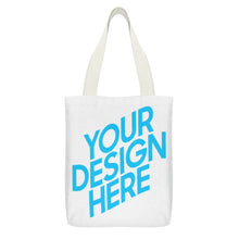 Charger l'image dans la galerie, Sac fourre-tout en toile personnalisé avec une poche interne et impression recto-verso 32×38cm