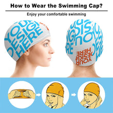 Charger l'image dans la galerie, Bonnet de bain Original personnalisé avec photo logo motif texte