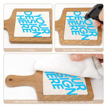 Charger l'image dans la galerie, Sous verre/dessous de plateau en bois JJ0522080 impression personnalisé avec motif logo texte photo