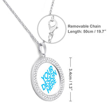 Charger l'image dans la galerie, SS1401003 Collier personnalisé de diamants d'impression couleur