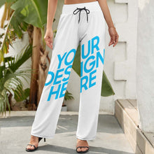Charger l'image dans la galerie, NZ203 Pantalon large femme personnalisé et imprimé avec photo motif et texte (impression d'image unique)