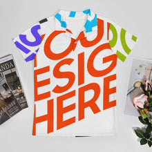 Charger l'image dans la galerie, Polo d'été homme impression multi-images HT personnaliser avec logo texte motif photos