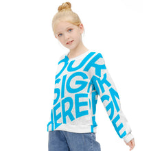 Charger l'image dans la galerie, Pull col V fille MY04 design et personnalisé avec vos photos / motifs ou nom