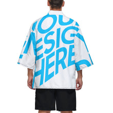 Charger l'image dans la galerie, Veste style kimono ample moderne homme ZS904 personnalisée avec photo texte motif