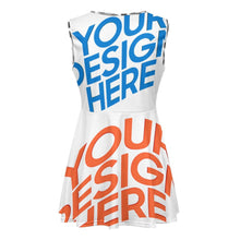 Charger l'image dans la galerie, Tenue uniforme costume robe de pom pom girl femme personnalisé avec photo logo texte motif (impression des multi-images)