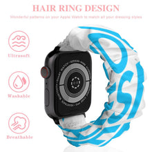 Charger l'image dans la galerie, Bracelet de montre élastique pour Apple Watch personnalisé avec photo texte et motif