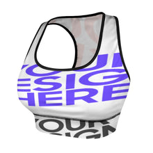 Charger l'image dans la galerie, Ensemble de costume de sport de yoga pour femme XG005Y09A costume de train de jogging personnalisé avec logo texte photo (conception multi-images)