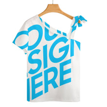Charger l'image dans la galerie, Manches courtes ZT avec nœud à une bandoulière Personnalisé avec photo et logo (Image unique)