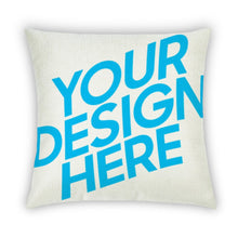 Charger l'image dans la galerie, Taies d'oreiller / Housses de coussin en coton lin léger (impression recto-verso) personnalisée avec photo image logo motif texte