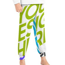 Charger l'image dans la galerie, Pantalon de pyjama pour garçons et filles D29P Pantalon de sommeil doux personnalisé avec photo texte prénom (conception multi-images)