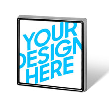 Charger l'image dans la galerie, Badges de forme carrée en métal personnalisés avec photos texte logo