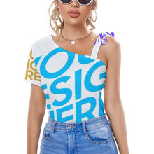 Charger l'image dans la galerie, Manches courtes ZT avec nœud à une bandoulière personnalisé avec photo et logo (Conception multi-images)