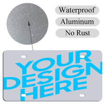 Charger l'image dans la galerie, Plaque d'immatriculation de voiture en aluminium 15x30cm Personnalisé avec photo et logo