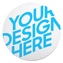 Charger l'image dans la galerie, Couverture ronde bébé enfant douce design personnalisé avec photo logo motif texte