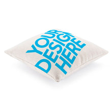 Charger l'image dans la galerie, Taie d'oreiller personnalisée en chanvre blanc (impression recto)