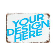 Charger l'image dans la galerie, Peinture personnalisée en feuille de fer avec rouille (Version horizontale)