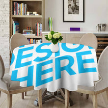 Charger l'image dans la galerie, Nappe ronde couverture nappe cercle pour salle à manger cuisine décoration personnalisée avec photos motif texte