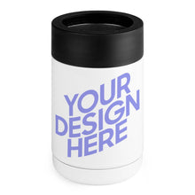Charger l'image dans la galerie, Refroidisseur de canettes acier inoxydable personnalisée avec texte prénom logo photo
