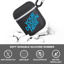 Charger l'image dans la galerie, Étui / Coque de protection AirPods bluetooth Apple personnalisé avec photo texte motif logo