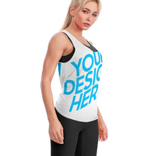 Charger l'image dans la galerie, Gilet de yoga / Débardeur dos nu femme YJ022 personnalisé avec photo motif logo texte