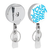 Charger l'image dans la galerie, Boucles en métal / clip métallique en acier inoxydable de certificats / cartes personnalisés avec logo photo motif texte
