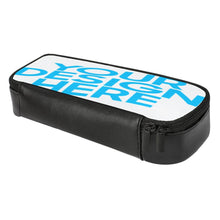 Charger l'image dans la galerie, Trousse stylo / sac à stylo en cuir femme homme personnalisé avec photo logo motif texte